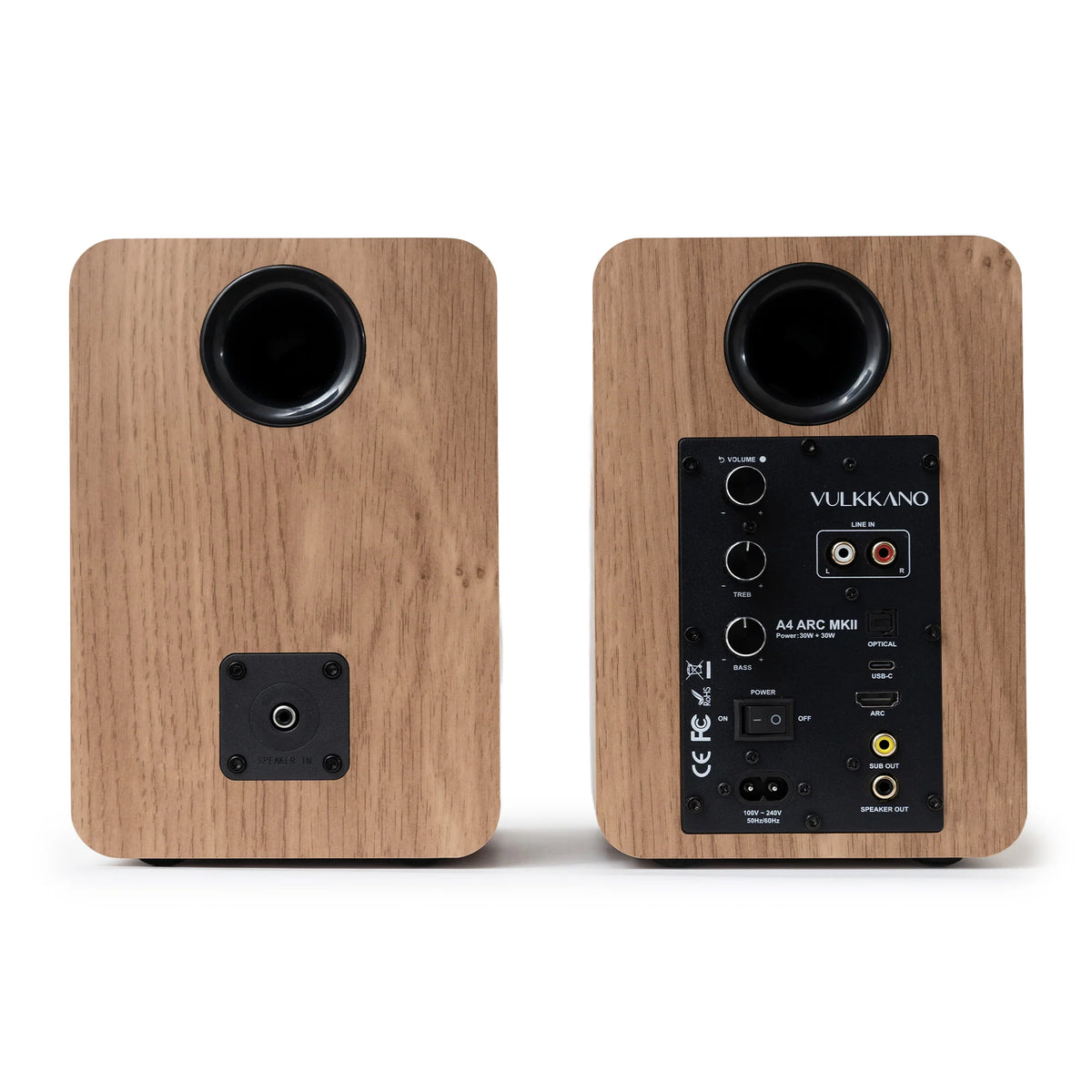 VULKKANO A4-ARC-MKII MADERA ALTAVOCES BLUETOOTH