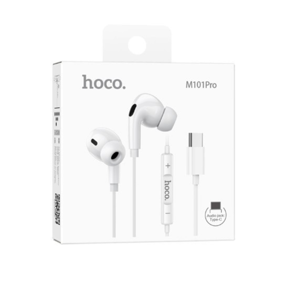 HOCO M101 PRO BLANCO AURICULARES IN-EAR USB-C