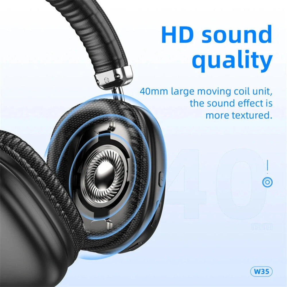 HOCO W35 MAX PLATA AURICULARES BLUETOOTH