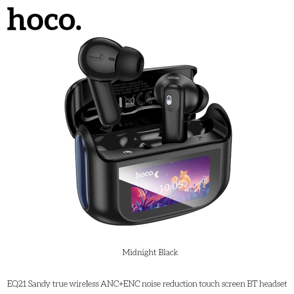 HOCO EQ21 NEGRO AURICULARES IN-EAR BLUETOOTH