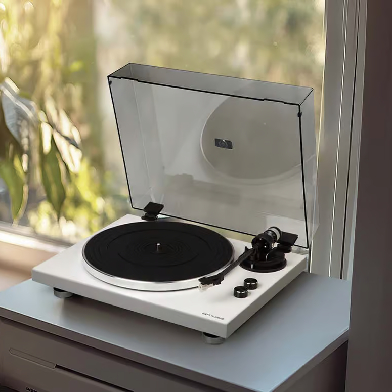 MUSE MT109BTOW BLANCO CAPSULA AUDIO-TECHNICA BLUETOOTH OUT TOCADISCOS HIFI