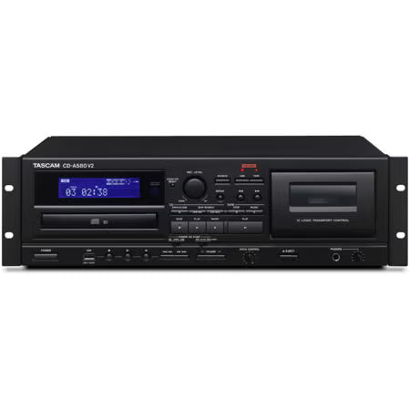 TASCAM CD-A580 V2 REPRODUCTOR CD GRABADOR CASSETTE/USB