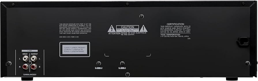 TASCAM CD-A580 V2 REPRODUCTOR CD GRABADOR CASSETTE/USB