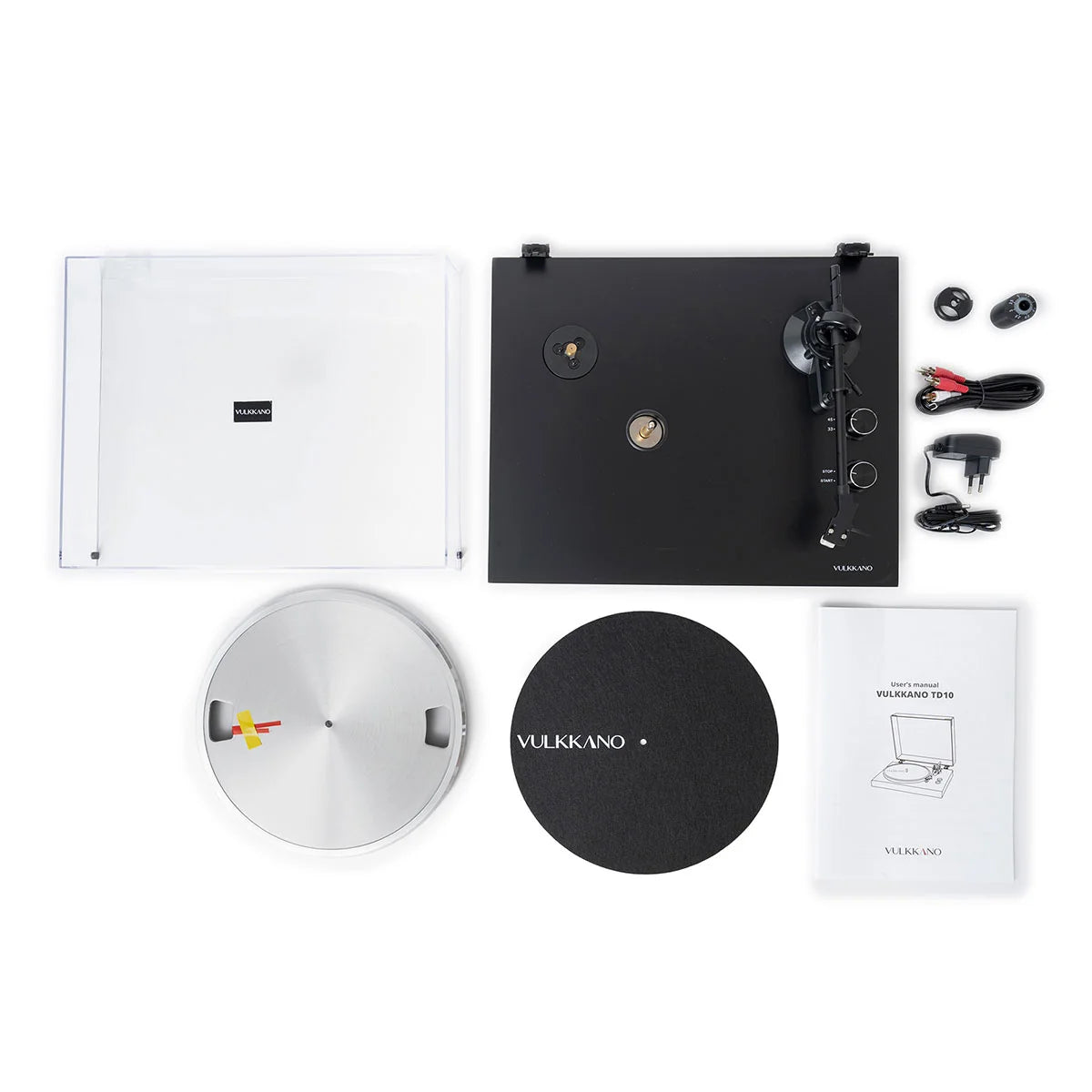 VULKKANO TD10 NEGRO TOCADISCOS