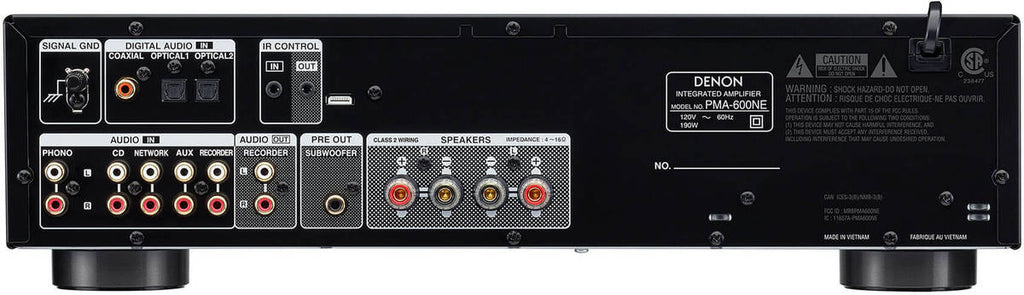 DENON PMA-600NE AMPLIFICADOR HIFI 70+70W NEGRO
